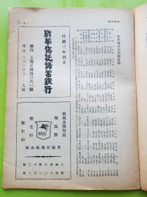 【经济周报 第三卷 第十九期】民国35年原版！收录：地下钱庄与金融恐慌 魏友棐，战时苏联财政之囘顾 I.博高列波夫 吴清友译，荷兰的货币清算 丁志进译，战后苏联新五年计划 解树民，中美商约正式签订，经济复兴的关键，从公用事业涨价说起，经济恐慌的信号，论上海市地方财政 邝日安，发行“孙币”能解救危机吗? 炎林，经济文萃：从经济看时局 千家驹