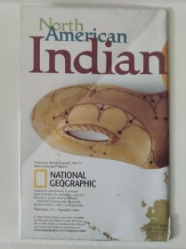 National Geographic国家地理杂志地图系列之2004年9月 American Indian 美洲印第安地图