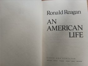 英文书 An American Life: The Autobiography by Ronald Reagan (Author)