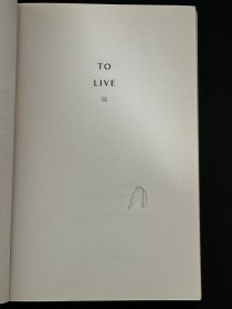 To Live：A Novel