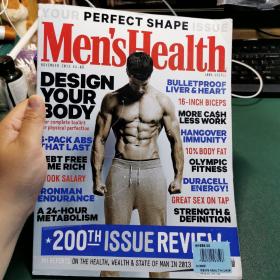 |男性杂志| 英文原版杂志 《男性时尚》 Men's Health 2013年11月 （图文并茂）