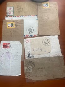 广西老邮戳，大戳封片