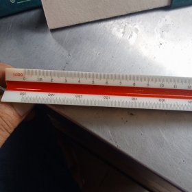 双菱牌300mm三棱比例尺绘图级