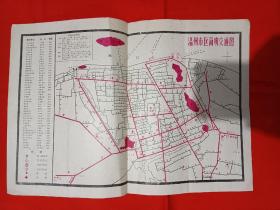 八十年代初期--浙江省温州市区简明交通图