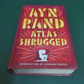 英文原版Ayn Rand Atlas Shrugged艾茵·兰德 阿特拉斯耸耸肩 读者的20世纪百大英文小说票选第一名