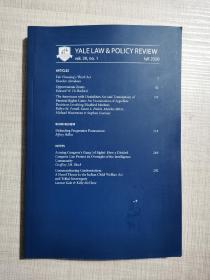 多期可选 yale Law & policy review 2020-2023年单本价