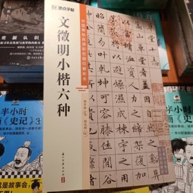 墨点字帖 中国碑帖高清彩色精印解析本文徵明小楷六种 原碑残字复原视频讲解成人毛笔书法练习字帖