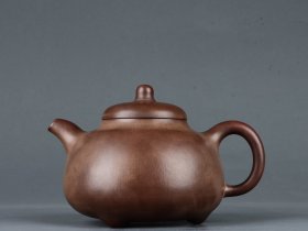 三足乳鼎紫砂壶款识：自怡轩 顾景舟 近现代 高 10.5×15.8cm