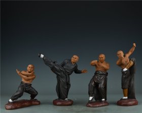 旧藏名家小品塑像中华武术