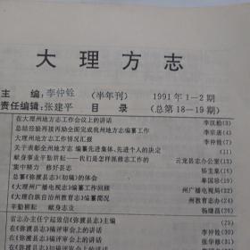 大理方志（199年1—2期）