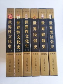 世界野史（全六册彩图版带盒精装）世界性文化史上中下，黑社会史，娼妓史，民俗史