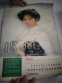 1985年明星挂历 12张全