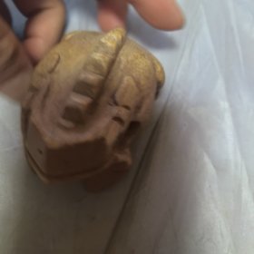 玩具木制青蛙