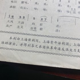 革命歌舞：英雄的红卫兵万岁(上海联合创作演出)