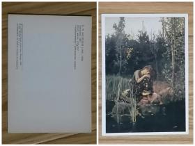 外国明信片 ， 苏联俄罗斯原版， 美术绘画    品如图.