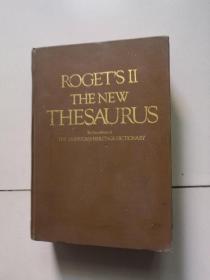 Roget’s II The New Thesaurus