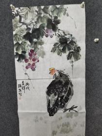 著名花鸟画家，赵梅生作品