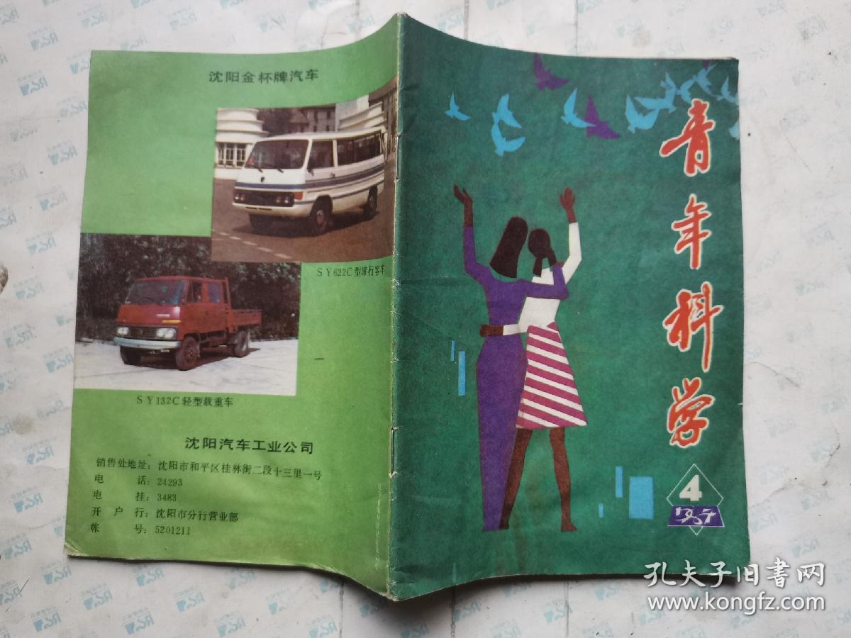 青年科学(1987年第4、12期)总第78、86期.32开~