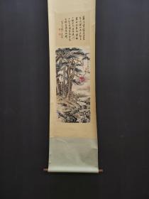 旧藏 关山月 精品纸本山水立轴 画心