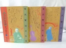 日文 写真・絵画集成 ジュニア文学館・宮沢賢治 全3巻 日本図書センター