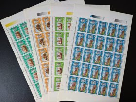 罗马尼亚1992年哥伦布发现美洲500周年帆船邮票 4全新25套（4版100枚）