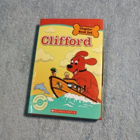 英文原版 Clifford Chapter Book Set 大红狗系列绘本 全4册 附CD光盘 儿童英语桥梁章节书