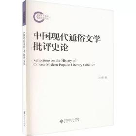 中国现代通俗文学批评史论 王木青  安徽大学出版社