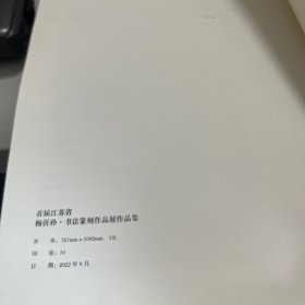 首届江苏省阳沂孙 书法篆刻作品展 作品集