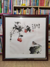 霍春阳学生康硕生花鸟