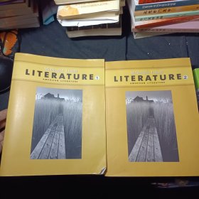 英文原版: McDougal Littell Literature:1－2 两册(美国文学第1册十第2册 )两本合售 麦克道戈尔 利特尔