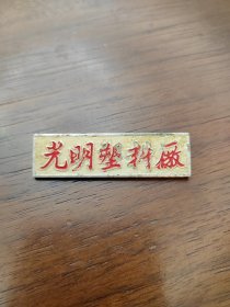 常州光明塑料厂徽章