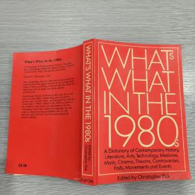 英文原版 what's what in the 1980s 大32开