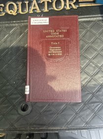 美国法典注释UNITED STATES CODE ANNOTATED Titles 5.