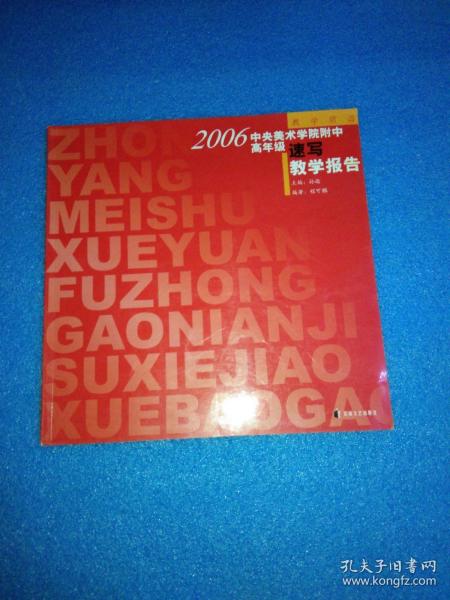 2006中央美术学院附中高年级速写教学报告