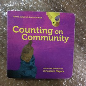 稀缺英文纸板书counting on community