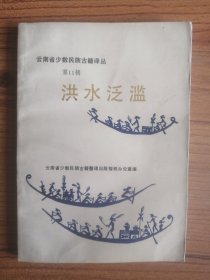 云南省少数民族古籍译丛 第11辑 洪水泛滥
