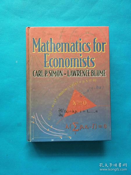 Mathematics for Economists