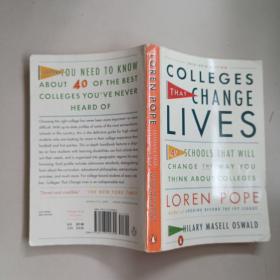 Colleges That Change Lives: 40 Schools That Will Change the Way You Think about Colleges