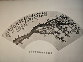 民国珂罗版画册 闽县洪宽孙写松扇面集 一册