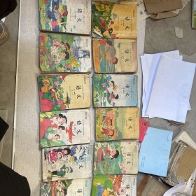 九年义务教育六年制小学教科书语文十二册全
第一册有两本