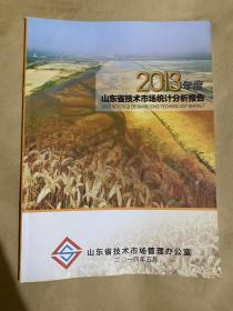 2013年度山东省技术市场统计分析报告