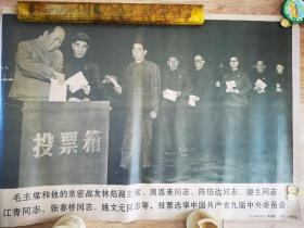 《毛主席等投票选举中国共产党九届中央委员会》