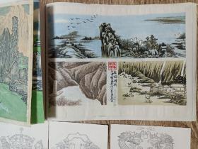 南京著名老画家王年顺画一本，大概有70、80个画面
