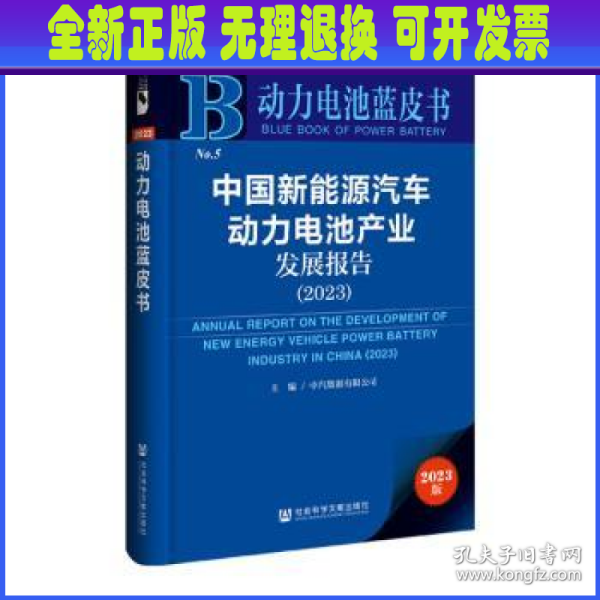 动力电池蓝皮书：中国新能源汽车动力电池产业发展报告（2023）