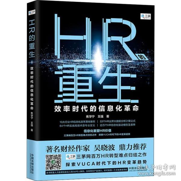 hr的重生：效率时代的信息化 人力资源 焦学宁，王强