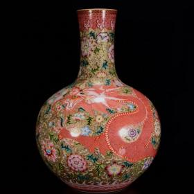 《精品放漏》乾隆天球瓶—— 清三代官窑瓷器收藏