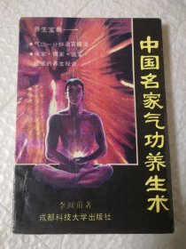 中国名家气功养生术 武功气功五行指诀练气法健身桩养生1990原版