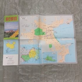 威海交通游览图（1989年3月一版一印）