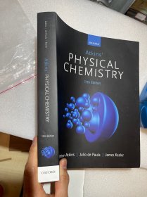 现货 Atkins' Physical Chemistry  英文原版 阿特金斯物理化学