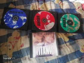 VCD光盘-电影 TITANIC 泰坦尼克号（三碟装）铁达尼号（加赠 原声CD一张）